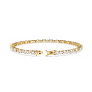 Alunari | 4.64Ct Lab-Grown Diamond Bracelet in 14K Gold – Luminous Whispers, Modern Grace