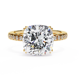 Elarosia | 5.38Ct Lab-Grown Diamond Ring in 14K Gold – Grace Set in Gold