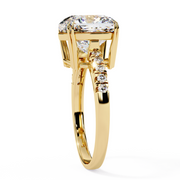 Elarosia | 5.38Ct Lab-Grown Diamond Ring in 14K Gold – Grace Set in Gold