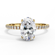 Zephyrelle | 1.44Ct Lab-Grown Diamond Ring in 14K Gold – Airy Brilliance, Consciously Refined