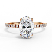 Zephyrelle | 1.44Ct Lab-Grown Diamond Ring in 14K Gold – Airy Brilliance, Consciously Refined