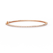 LustraLink | 1.13Ct Lab-Grown Diamond Tennis Bracelet in 14K Gold – Ethically Elegant Sparkle