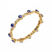 EternaGleam | 5.26Ct Lab-Grown Diamond Bracelet in 14K Gold – Shine Forever, Wear Consciously
