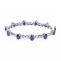 EternaGleam | 5.26Ct Lab-Grown Diamond Bracelet in 14K Gold – Shine Forever, Wear Consciously