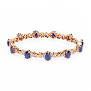EternaGleam | 5.26Ct Lab-Grown Diamond Bracelet in 14K Gold – Shine Forever, Wear Consciously