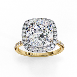 Lunavra | 2.99Ct Lab-Grown Diamond Ring in 14K Gold – Moonlight in Every Moment