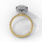 Solvara | 2.92Ct Lab-Grown Diamond Ring in 14K Gold – Where Light Finds Form