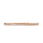 CelestiLink | 1.05Ct Lab-Grown Diamond Bracelet in 14K Gold – Ethereal Sparkle, Earth-Friendly Shine