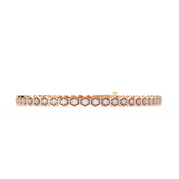 CelestiLink | 1.05Ct Lab-Grown Diamond Bracelet in 14K Gold – Ethereal Sparkle, Earth-Friendly Shine