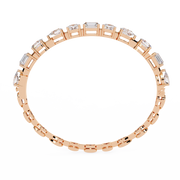 Caeloria | 13.84Ct Lab-Grown Diamond Bracelet in 14K Gold – Celestial Charm, Consciously Glistened