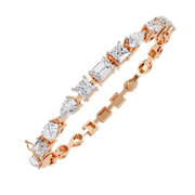 Caeloria | 13.84Ct Lab-Grown Diamond Bracelet in 14K Gold – Celestial Charm, Consciously Glistened