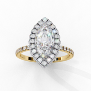 Sylvarin | 2.16Ct Lab-Grown Diamond Ring in 14K Gold – Earthborn Sparkle, Timeless Allure