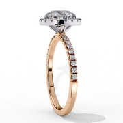 Elyndra | 1.87Ct Lab-Grown Diamond Ring in 14K Gold – Luminescent Aura, Ethically Radiant