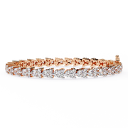 AuraLuxe | 1.7Ct Lab-Grown Diamond Bracelet in 14K Gold – Radiate Refined Brilliance, Responsibly