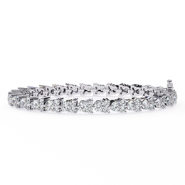 AuraLuxe | 1.7Ct Lab-Grown Diamond Bracelet in 14K Gold – Radiate Refined Brilliance, Responsibly