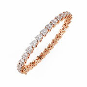 AuraLuxe | 1.7Ct Lab-Grown Diamond Bracelet in 14K Gold – Radiate Refined Brilliance, Responsibly