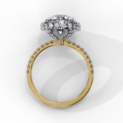 Vesperin | 2.90Ct Lab‑Grown Diamond Ring in 14K Gold – Evening Spark, Eternal Promise