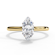 Seravelle | 0.82Ct Lab-Grown Diamond Ring in 14K Gold – Luminous Grace, Consciously Created