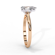 Elarayne | 0.89Ct Lab-Grown Diamond Ring in 14K Gold – Timeless Radiance, Consciously Adorned
