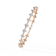 Elunara | 1.05Ct Lab-Grown Diamond Bracelet in 14K Gold – Celestial Grace, Ethically Luminous