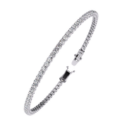 Seravelle | 3.89Ct Lab-Grown Diamond Bracelet in 14K Gold – Grace in Gold, Eternally Ethical