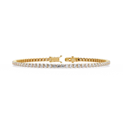 Seravelle | 3.89Ct Lab-Grown Diamond Bracelet in 14K Gold – Grace in Gold, Eternally Ethical