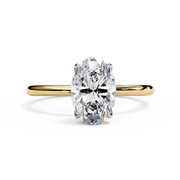 Solenyra | 1.20Ct Lab-Grown Diamond Ring in 14K Gold – Radiant Soul, Ethically Refined
