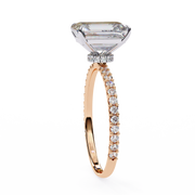 Lumivelle | 2.60Ct Lab-Grown Diamond Ring in 14K Gold – Radiant Purity, Ethically Designed