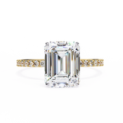 Lumivelle | 2.60Ct Lab-Grown Diamond Ring in 14K Gold – Radiant Purity, Ethically Designed