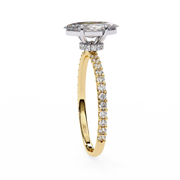 Aurevyn | 1.11Ct Lab-Grown Diamond Ring in 14K Gold – Radiant Grace, Ethically Refined