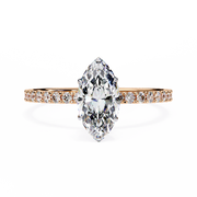 Aurevyn | 1.11Ct Lab-Grown Diamond Ring in 14K Gold – Radiant Grace, Ethically Refined
