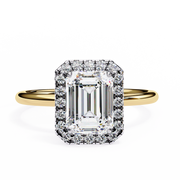 Solavira | 1.83Ct Lab-Grown Diamond Ring in 14K Gold – Radiant Essence, Ethically Inspired
