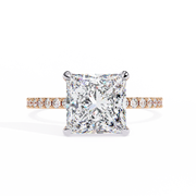 Aurelisse | 2.65Ct Lab-Grown Diamond Ring in 14K Gold – Golden Whisper, Ethically Radiant