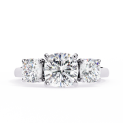 Virellia | 3.96Ct Lab-Grown Diamond Ring in 14K Gold – Graceful Radiance, Ethically Refined