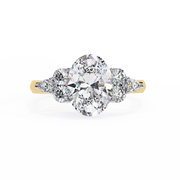 Lunavine | 2.51Ct Lab-Grown Diamond 14K Gold Ring – Celestial Grace, Enduring Elegance