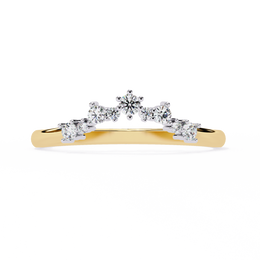 Vowara | 0.25Ct Lab-Grown Diamond Band in 14K Gold – Eternal Sparkle, Consciously Yours