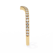 Lumiera | 0.24Ct Lab-Grown Diamond Band in 14K Gold – Eternal Shine, Thoughtful Craftsmanship