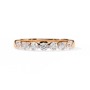 Brillara | 0.52Ct Lab-Grown Diamond 14K Gold Band – Infinite Sparkle, Consciously Curated