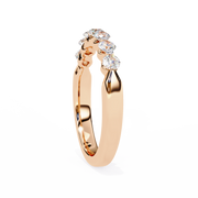 Brillara | 0.52Ct Lab-Grown Diamond 14K Gold Band – Infinite Sparkle, Consciously Curated