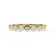 Brillara | 0.52Ct Lab-Grown Diamond 14K Gold Band – Infinite Sparkle, Consciously Curated