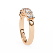 Luminara | 1.03Ct Lab-Grown Diamond 14K Gold Band – Radiant Harmony, Ethically Inspired