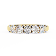 Luminara | 1.03Ct Lab-Grown Diamond 14K Gold Band – Radiant Harmony, Ethically Inspired