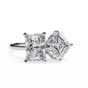 Solvarya | 4.17Ct Lab-Grown Diamond 14K Gold Ring – Radiant Fire, Consciously Forged