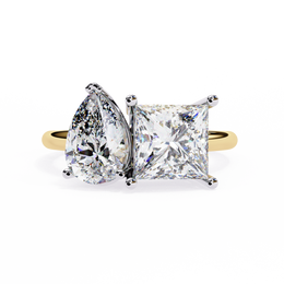 Lumisylva | 4.30Ct Lab-Grown Diamond 14K Gold Ring – Ethereal Light, Eternally Yours