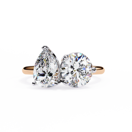 Virellia | 3.80Ct Lab-Grown Diamond 14K Gold Ring – Eternal Flame, Elegantly Ethical