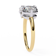 Virellia | 3.80Ct Lab-Grown Diamond 14K Gold Ring – Eternal Flame, Elegantly Ethical