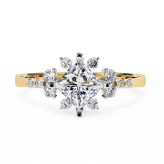 Velarion | 1.01Ct Lab-Grown Diamond 14K Gold Ring – Timeless Spark, Ethically Crafted