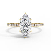 Lunarelle | 1.72Ct Lab-Grown Diamond Ring in 14K Gold – Celestial Radiance, Ethically Refined