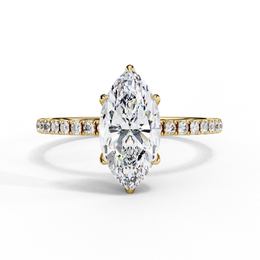 Lunarelle | 1.72Ct Lab-Grown Diamond Ring in 14K Gold – Celestial Radiance, Ethically Refined