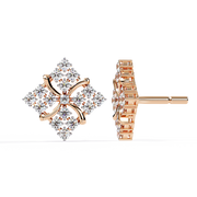 Aurellune | 0.77Ct Lab-Grown Diamond Earrings in 14K Gold – Starlit Grace, Ever Elegant